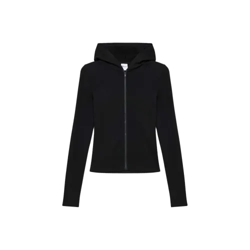 ARITZIA TNA Homestretch™ Тонкий С капюшоном ZIP UP Толстовка Женские BLACK BLACK