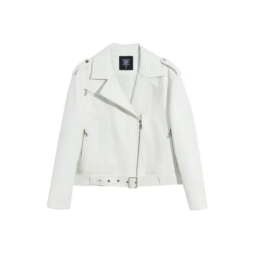 Ouyang Женские кожаные куртки