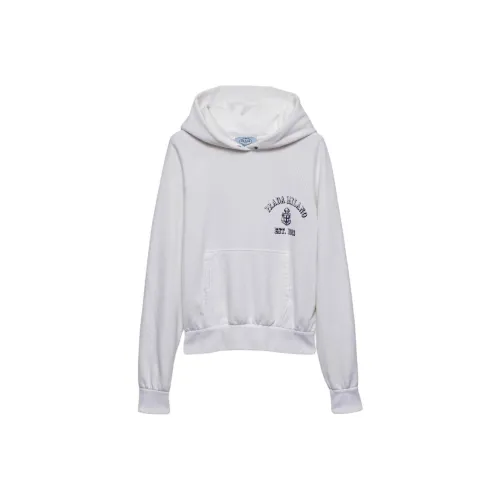 PRADA SS25 Толстовка Женская Белая