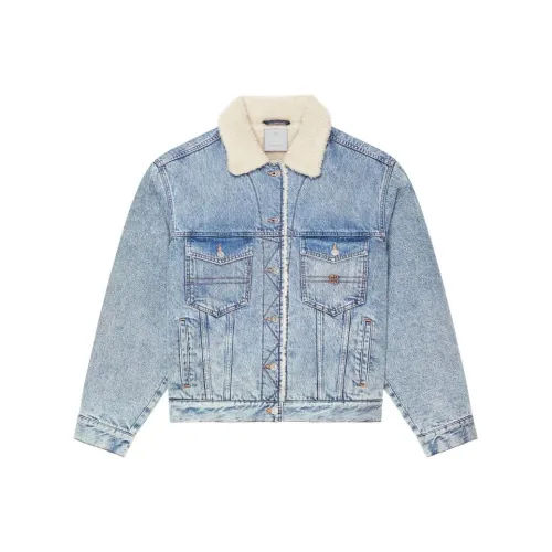 Givenchy FW23 Denim Jacket Women's Blue Givenchy FW23 Деним Куртка Женская Синяя