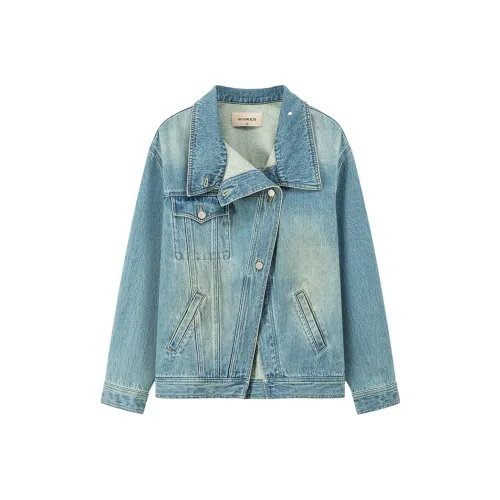 NO ONE ELSE Джинсовый синий Женские джинсовые куртки