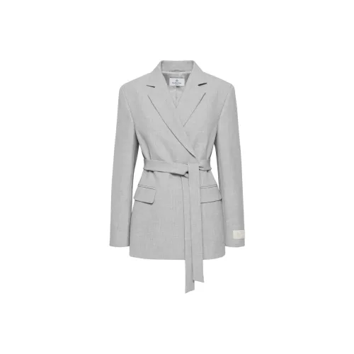 ARITZIA BABATON Innovate Blazer Бизнес Костюм Женские Heather Chrome Heather Chrome Серый