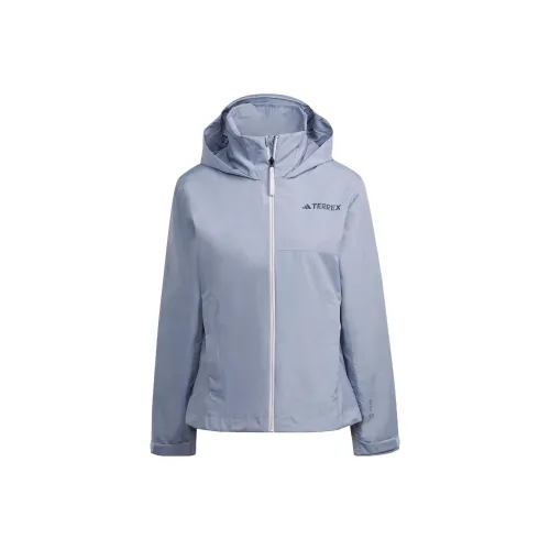 Adidas ULT Серебристо-серый Фиолетовый Женские Ветровки