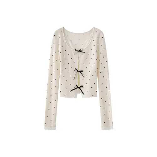 Fish Rabbits Трикотаж Женский Абрикос