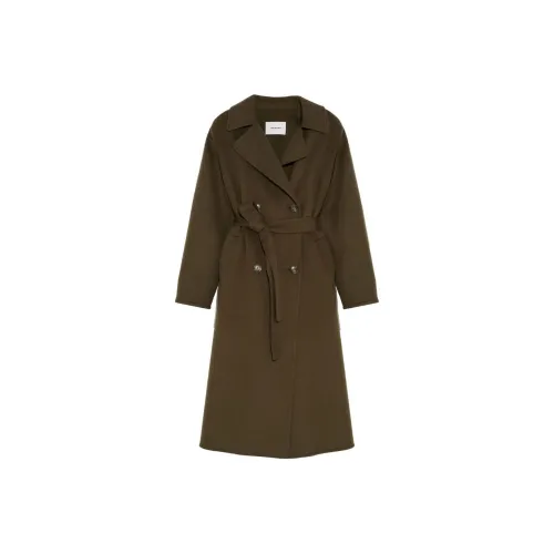 Yves Salomon FW24 Пальто Женское Хаки