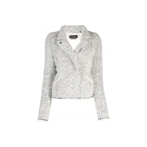 ISABEL MARANT Светло-серое Женское Короткое Пальто