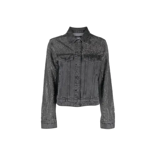 KARL LAGERFELD / Karl Lagerfeld Jeans Серые Женские Джинсовые Куртки