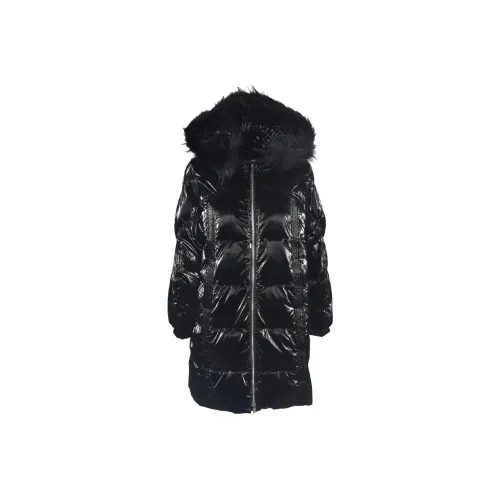 PINKO Хлопковый пуховик женский черный