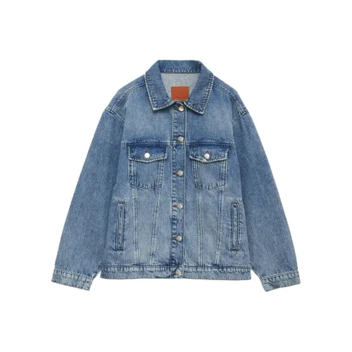 Anine Bing Denim Jacket Женская Blue