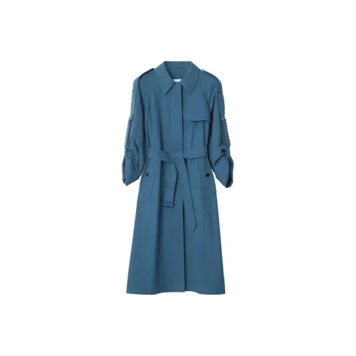 Burberry SS23 Тренчкот Женский Темно-синий
