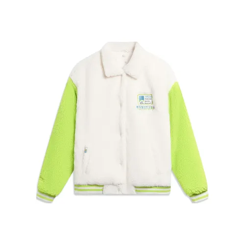 LiNing x Disney Хлопковый пуховик женский цвет экрю