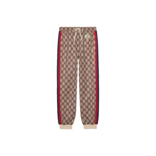 GUCCI SS21 Вязаные спортивные брюки женские многоцветные