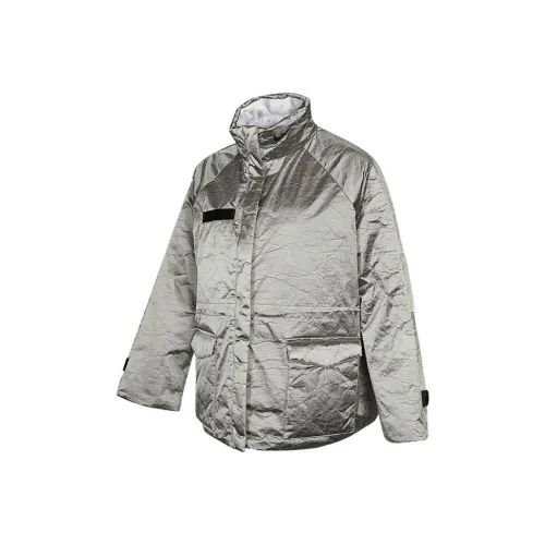 Nike Пуховая куртка Женская Серебряная