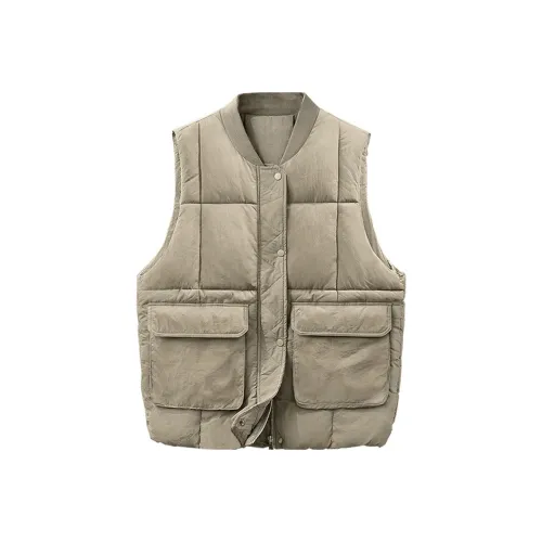 Cypress House Жилет Женский Светлый Хаки