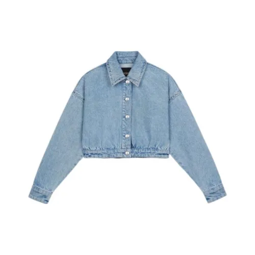 Maje Capsule Синий Женское короткое пальто