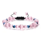 Браслет "Глаз демона" - розовый