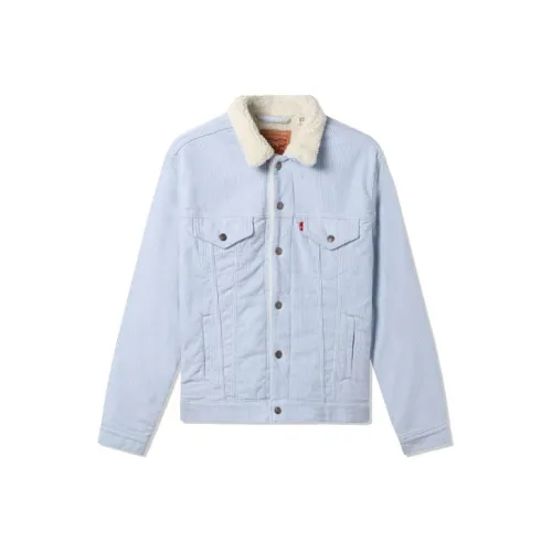 Levi's Velvet Feel Куртка Женская Светло-Синяя