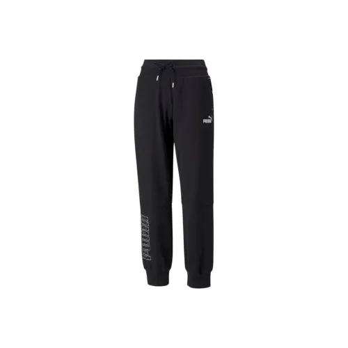 PUMA Повседневные брюки Женские Черные