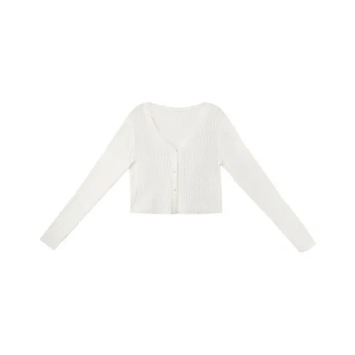 WUPODAMANVZHUANG Трикотаж Женский Мягкий Белый