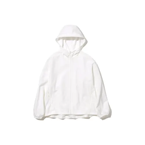 UNIQLO Белая Женская Одежда с Защитой от УФ-лучей