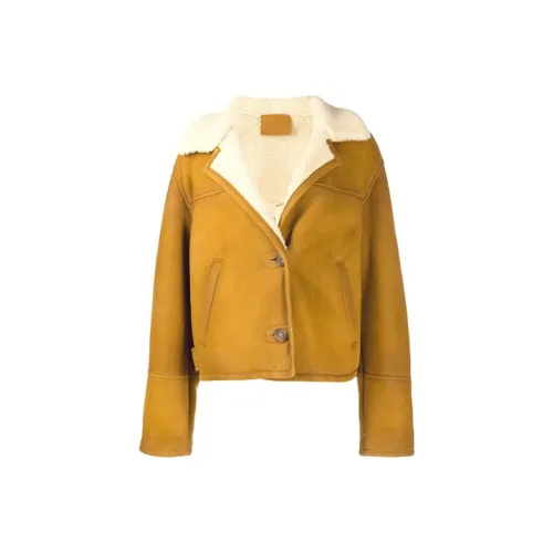 PRADA Желтые Женские Меховые изделия