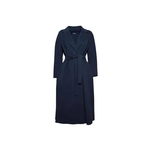 'S MAX MARA' Пальто Женское Темно-синий