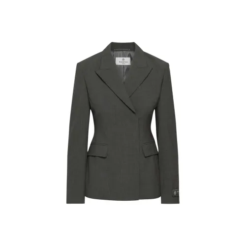 Aritzia FW24 BABATON Intelligence Blazer Бизнес Костюм Женские Heather Charcoal Фиби Женнан Charcoal