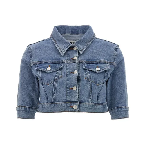 MOSCHINO Синий Женское короткое пальто