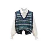 Темно-синий фон, синие полосы