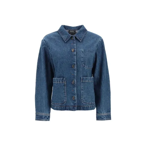 A.P.C Denim Jacket Women's Blue