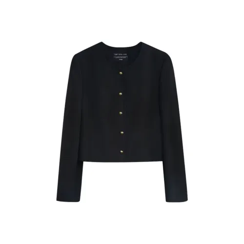 THE SEA LIFE Укороченная куртка женские черный маг