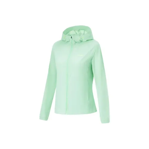 LINING Running Collection Cooling Green Женская одежда с защитой от UV-лучей