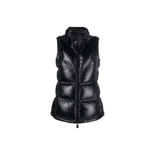 MONCLER Черный Женский Пуховый жилет