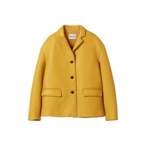 MIU MIU Женские кожаные куртки