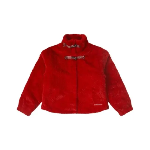 Converse FW23 Velvet Feel Coat Women's Red Конверс FW23 Вельвет Feel Пальто Женское Красное