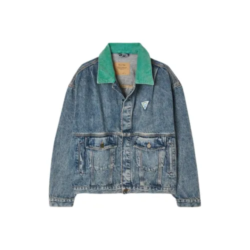 AMERICAN VINTAGE A.M FW24 Куртка JOYBIRD Denim Куртка Женская Blue Washed