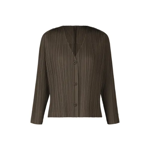 PLEATS PLEASE ISSEY MIYAKE Трикотаж Женский Темно-Коричневый