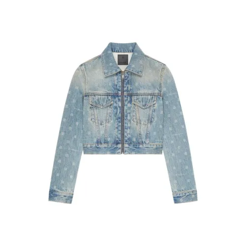 GIVENCHY FW23 Denim Jacket Women's Blue