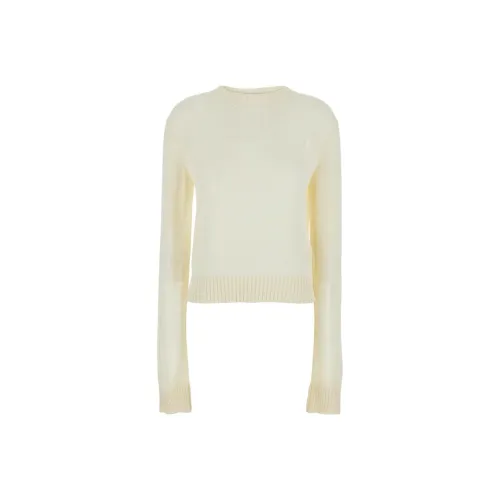 JIL SANDER Белый Женский Трикотаж