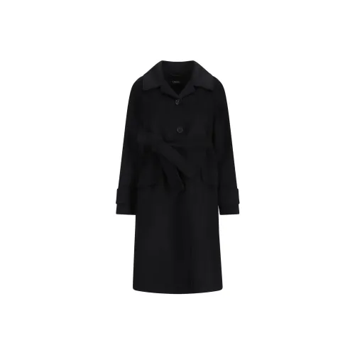 'S MAX MARA Черное Женское Пальто