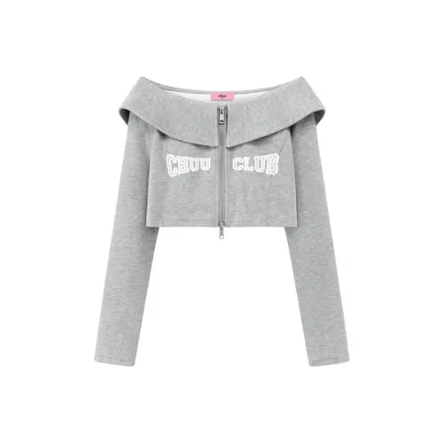 CHUU Серый Женский Короткий Пальто