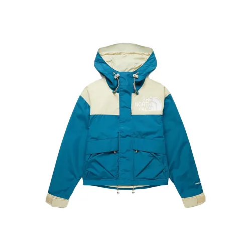 The North Face Low Fi Hi Tek Поход Водонепроницаемый Ветровка Женские Синий Коралловый Гравий