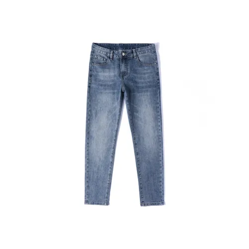 JIKENDI Blue Men's Jeans JIKENDI Синий Мужские Джинсы