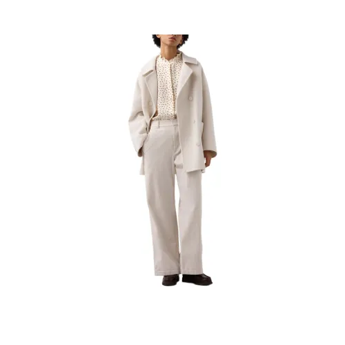 UNIQLO Comptoir des Cotonniers Collaboration Белые Женские Повседневные Брюки