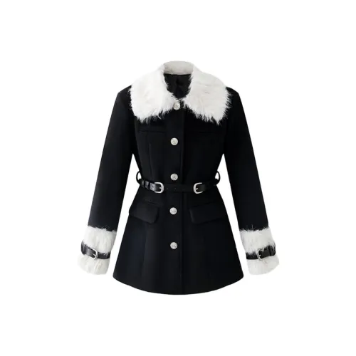 DATIANXIN Черное Женское Пальто