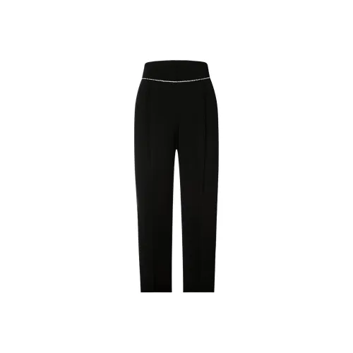 MSGM Черные Женские Повседневные Брюки