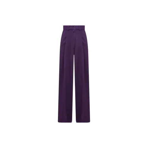 DRIES VAN NOTEN Фиолетовые Женские Повседневные Брюки