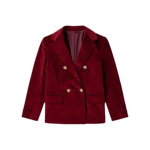 Бизнес-костюм для женщин цвет бордовый коллекция LACOSTE Collaboration