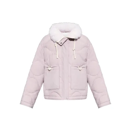 Yves Salomon Пуховик Женский Фиолетовый