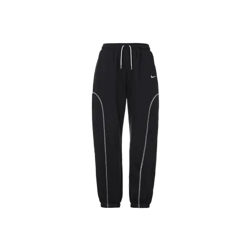 NIKE Черные Женские Вязаные Тренировочные Брюки